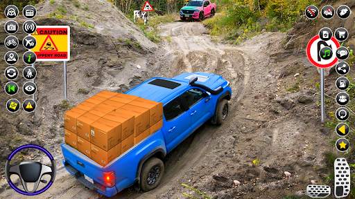 Offroad Pickup Cargo Truck 3D screenshot 2