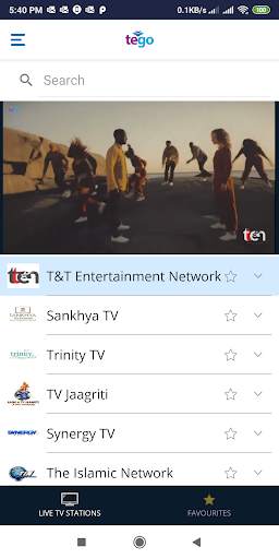 Tego TV screenshot 2