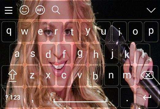 Keyboard for Shakira 2018 screenshot 4