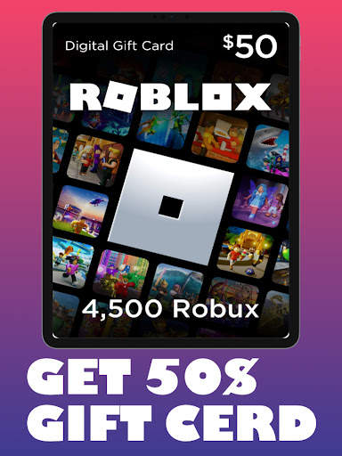Giftcard for Roblox Robux Skin screenshot 1
