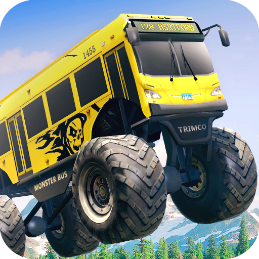 Crazy Monster Bus Stunt Race icon