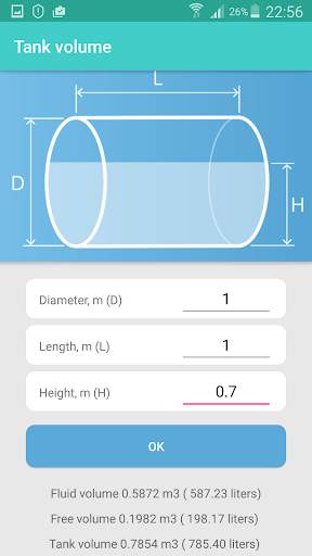 Tank volume screenshot 4