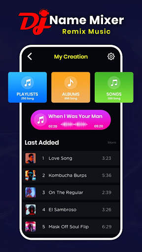 Mix Name To Song - DJ Name Music Player screenshot 5