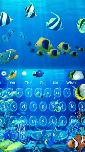 Underwater Aquarium Fish Keyboard screenshot 2