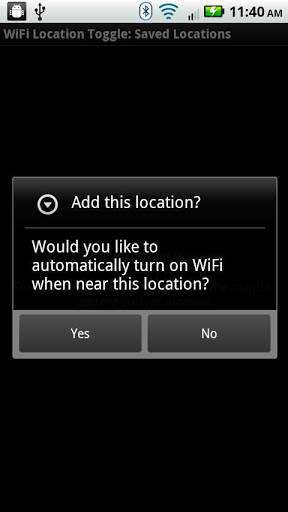 WiFi Location Toggle screenshot 1