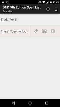 Fifth Edition Spell List Free screenshot 16