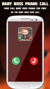 Baby Boss Fake Call screenshot 3