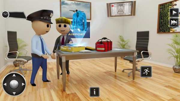 Stickman Airport Games - A Kids City Simulation screenshot 8