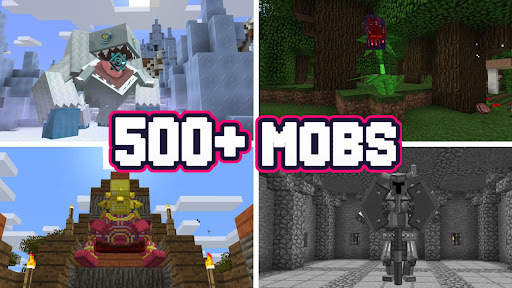500 Mobs for Minecraft PE screenshot 1