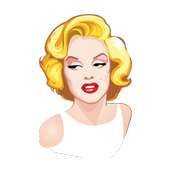 Sexy Monroe Stickers for WhatsApp, WAStickerApps logo