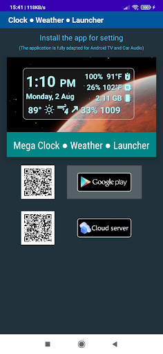 Clock ● Weather ● Launcher screenshot 1