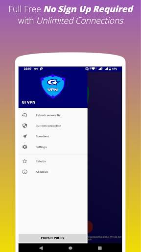 Gi Vpn: Free VPN Without Sign Up and Register screenshot 2