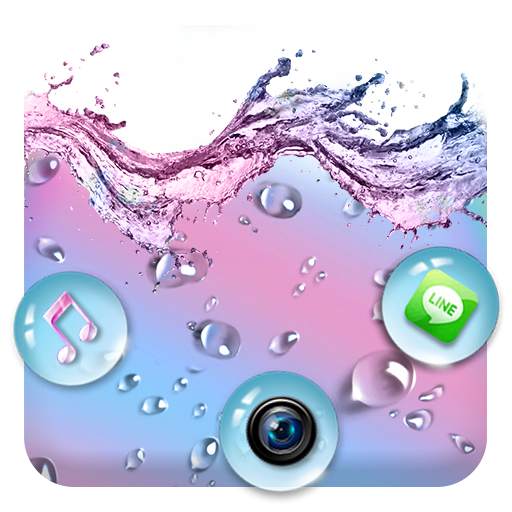 Rainbow Waterdrop Themes Live Wallpapers 1.0