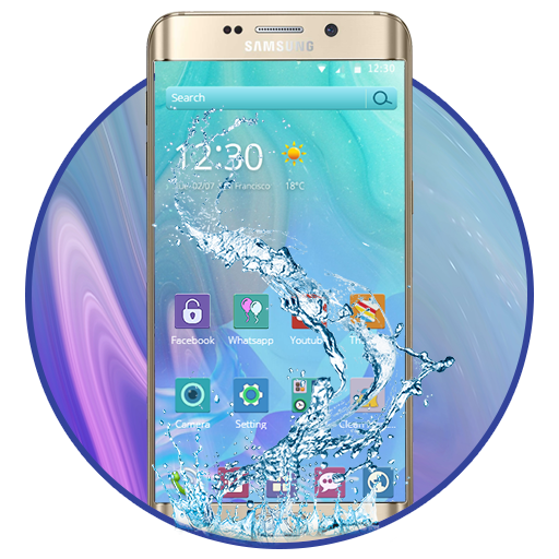 Mobile World Mystic Colors Mobile Theme Wallpaper icon