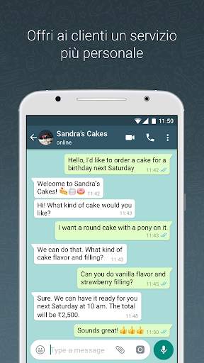 WhatsApp Business screenshot 2
