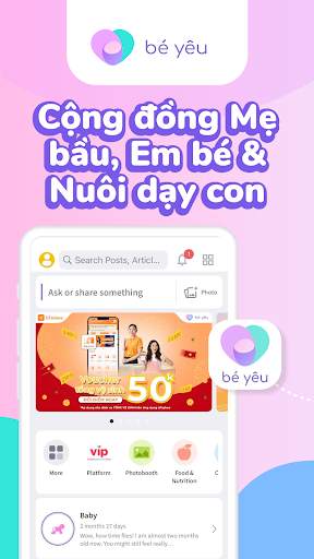 Be Yeu - Pregnancy & Baby App screenshot 1