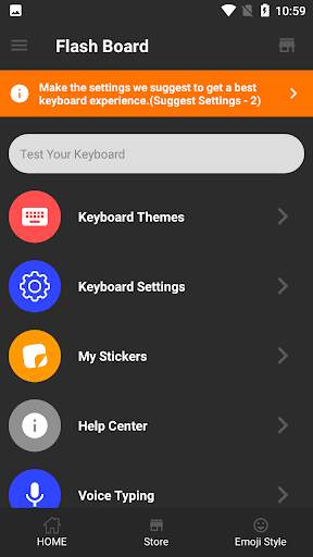 Sinhala Keyboard - Flash Board स्क्रीनशॉट 1