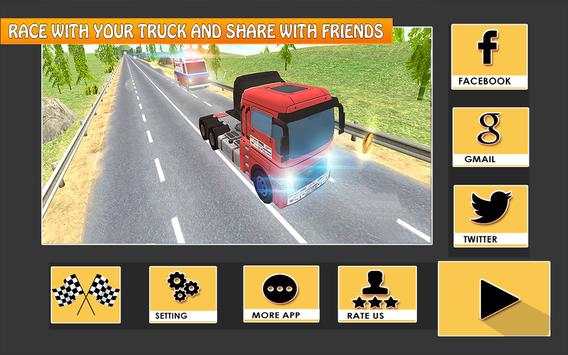 Cargo Truck Racing Action screenshot 8