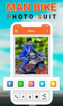 Man Bike Rider Photo Editor screenshot 5