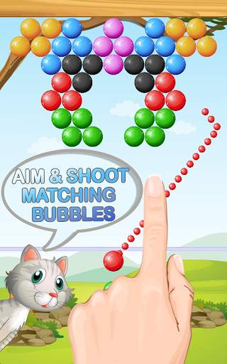Cats bubble shooter screenshot 3