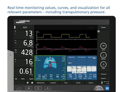 HAMILTON-C6 ventilator and pat screenshot 2