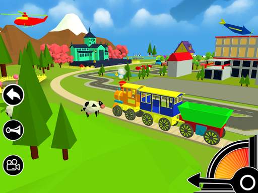 3D Fun Learning Toy Train Game For Kids & Toddlers screenshot 5