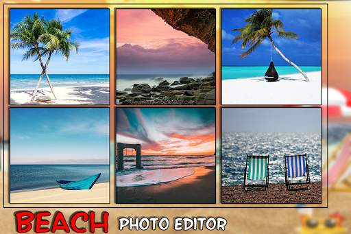 Beach Photo Editor 3 تصوير الشاشة