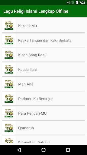 Lagu Religi Islami Offline   Lirik screenshot 3