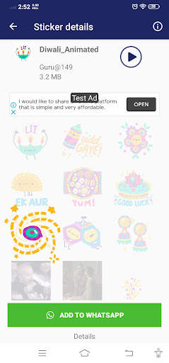 Telugu Stickers WASticker Apps screenshot 4
