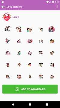 Love Romantic Stickers For Whatsapp App 2019 screenshot 3