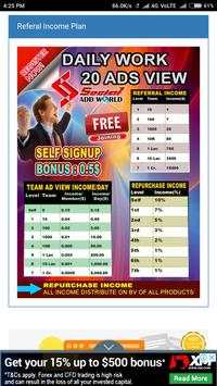 Social Add World Earning App screenshot 1