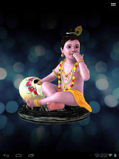 3D Little Krishna Live Wallpaper screenshot 11