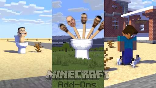 Skibidi Toilet Minecraft Mod screenshot 2