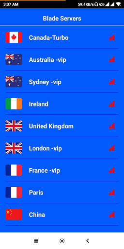 Blade VPN - FreeVPN Secure Unlimited NetVPN Proxy screenshot 4