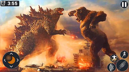 Gorilla Rampage Attack Godzilla Vs King Kong Game screenshot 3