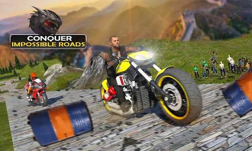 Extreme Offroad Stunt Bike Driving Simulator Games screenshot 2