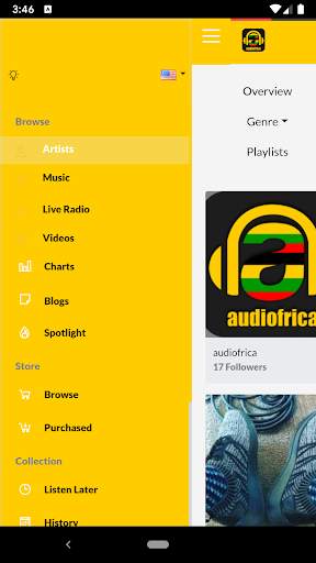 Audiofrica Artist screenshot 4