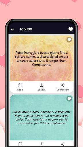 Messaggi saluti la raccolta screenshot 2