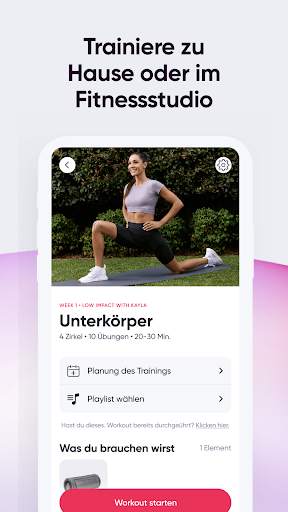 Sweat: Fitness-App für Frauen screenshot 4