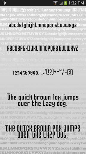 Clean2 font for FlipFont free screenshot 1