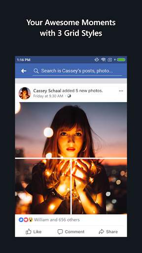 Grido for Facebook screenshot 4