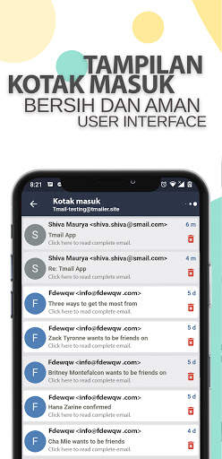 T Mail - Alamat Email Sementara Gratis Instan screenshot 5