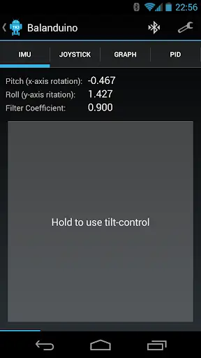 Balanduino Android App screenshot 1