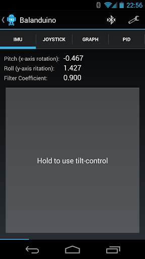 Balanduino Android App screenshot 1