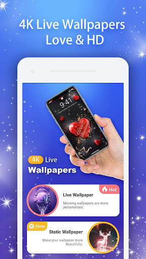 4K Live Wallpapers - Love、HD screenshot 1