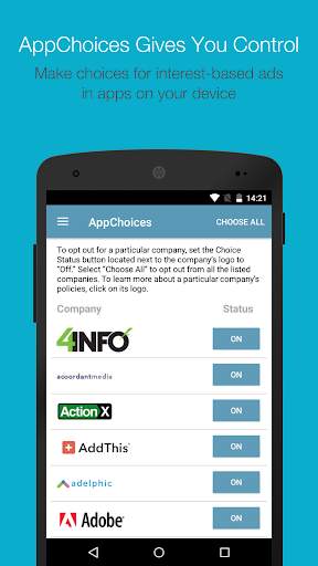 AppChoices screenshot 1