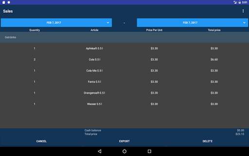 Cash Desk 2.0 for tablets screenshot 10