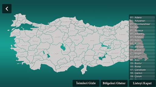 Türkiye Haritası Quiz screenshot 11