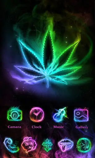 Weed GO Launcher Theme screenshot 2