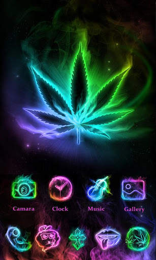 Weed GO Launcher Theme screenshot 2
